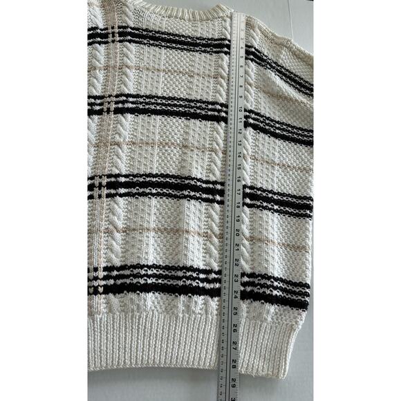 Women’s Unique Robinson Private Stock Cotton‎ Hand Knit Pullover Sweater Size XL - Picture 7 of 7